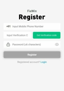 Fiewin App Register